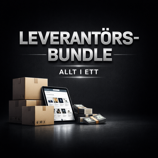 LEVERANTÖRS-BUNDLE – ALLT I ETT